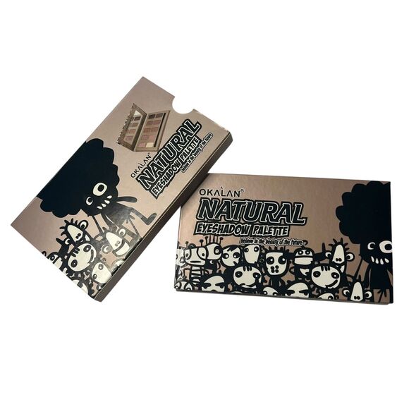 OKALAN Natural Eyeshadow Palette 10 Colors Makeup Kit with Applicator B - Picture 5 of 5